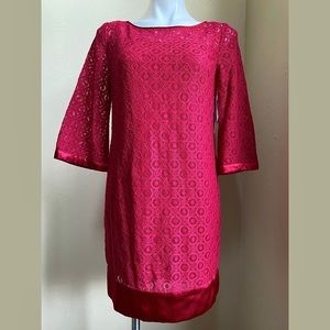 Laundry red sheath dress